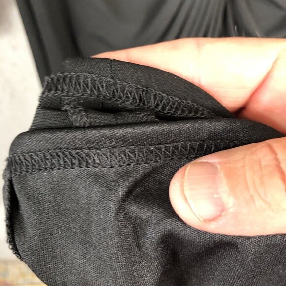 Tadashi Shoji Dress Womens Large Black Twisted Knot Ruched Formal Event NEW - Picture 7 of 16